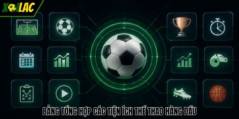 Bảng tổng hợp các tiện ích thể thao hàng đầu