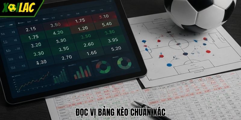 Đọc vị bảng kèo chuẩn xác