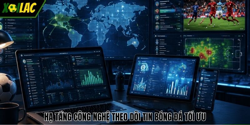 Hạ tầng công nghệ theo dõi tin bóng đá tối ưu