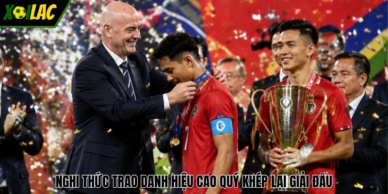Nghi thức trao danh hiệu cao quý khép lại giải đấu